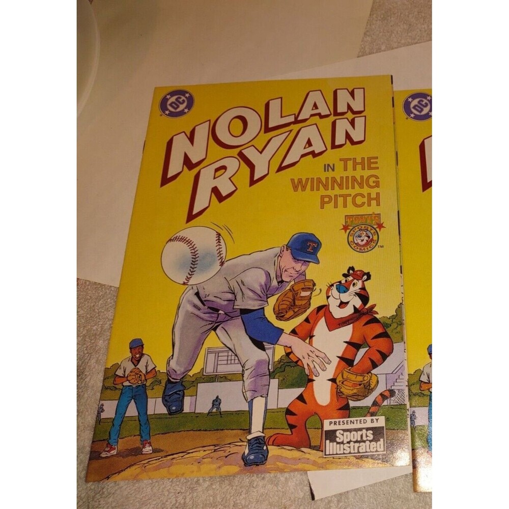 Kellogg's Tony the Tiger & Nolan Ryan The Winning Pitch DC Comic Book Dated 1992
